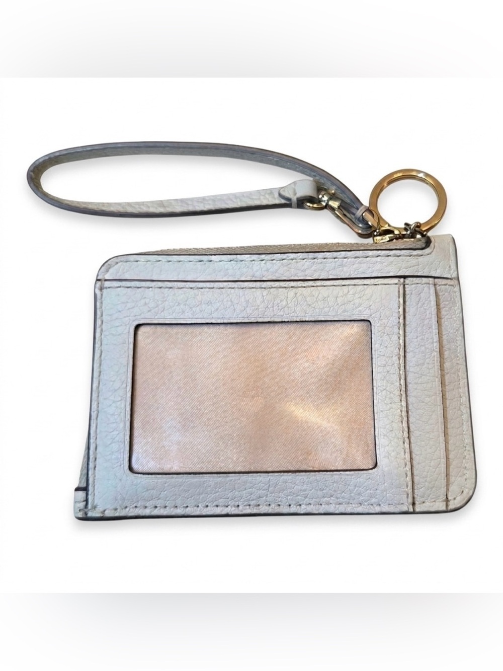 Kate Spade Light Blue Pebbled Leather Wristlet Cardholder - Picture 2 of 5